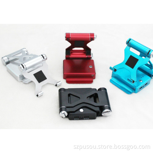10000mah Dual USB External Power Bank Battery Charger with Stand Holder for iPhone Tablet soical audited factory